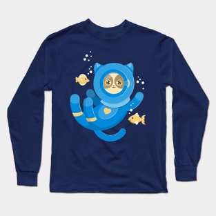 Purrfect Dive Long Sleeve T-Shirt